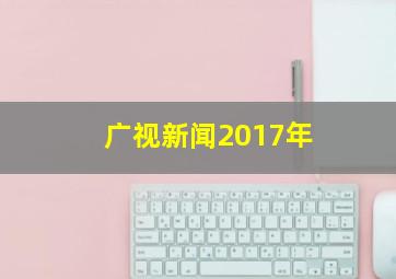 广视新闻2017年