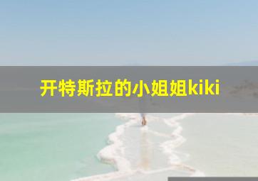 开特斯拉的小姐姐kiki