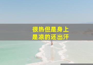 很热但是身上是凉的还出汗