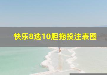 快乐8选10胆拖投注表图