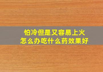 怕冷但是又容易上火怎么办吃什么药效果好