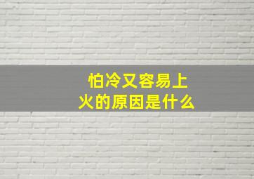 怕冷又容易上火的原因是什么