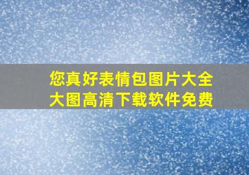 您真好表情包图片大全大图高清下载软件免费