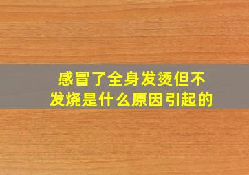 感冒了全身发烫但不发烧是什么原因引起的