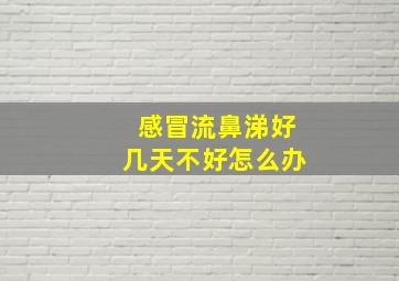 感冒流鼻涕好几天不好怎么办