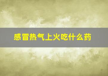 感冒热气上火吃什么药