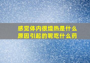 感觉体内很燥热是什么原因引起的呢吃什么药