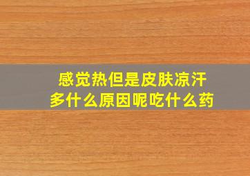 感觉热但是皮肤凉汗多什么原因呢吃什么药