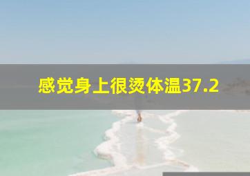 感觉身上很烫体温37.2