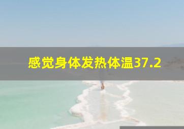 感觉身体发热体温37.2