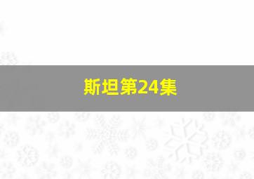 斯坦第24集