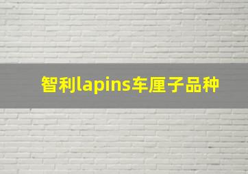 智利lapins车厘子品种