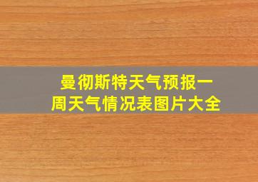 曼彻斯特天气预报一周天气情况表图片大全