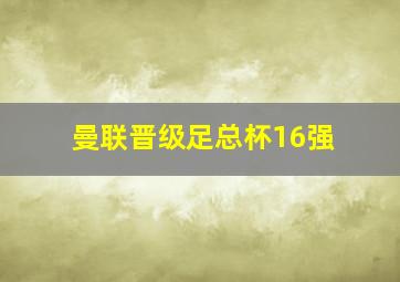 曼联晋级足总杯16强