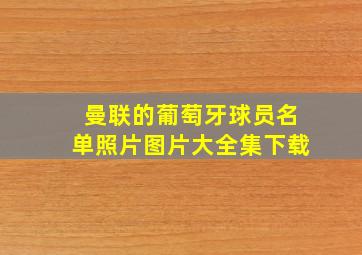 曼联的葡萄牙球员名单照片图片大全集下载