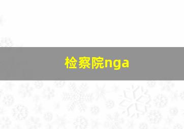 检察院nga