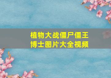 植物大战僵尸僵王博士图片大全视频