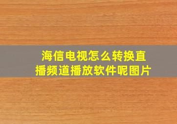 海信电视怎么转换直播频道播放软件呢图片