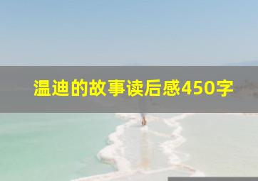 温迪的故事读后感450字