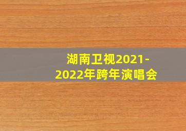 湖南卫视2021-2022年跨年演唱会