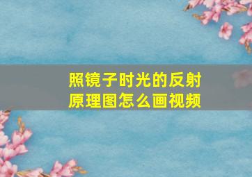 照镜子时光的反射原理图怎么画视频