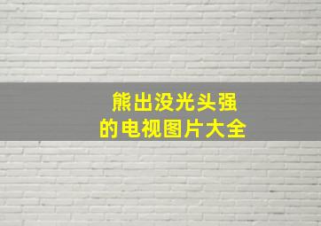 熊出没光头强的电视图片大全