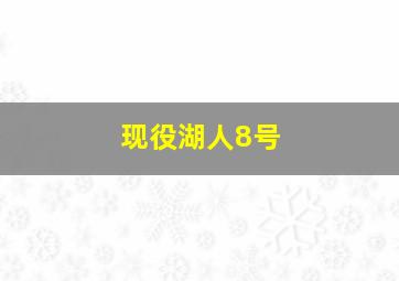 现役湖人8号