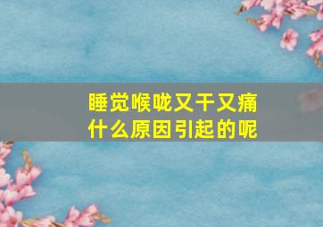 睡觉喉咙又干又痛什么原因引起的呢