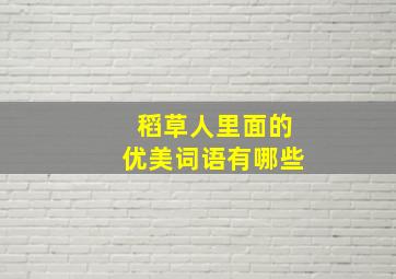 稻草人里面的优美词语有哪些