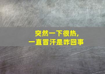 突然一下很热,一直冒汗是咋回事