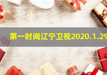 第一时间辽宁卫视2020.1.29