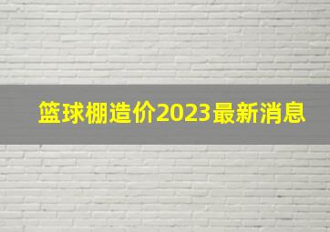 篮球棚造价2023最新消息