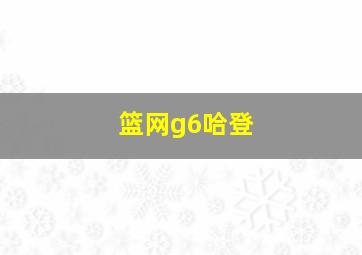 篮网g6哈登