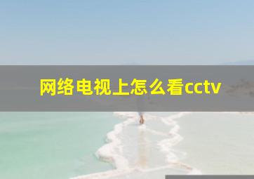 网络电视上怎么看cctv