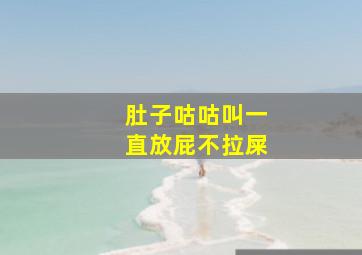 肚子咕咕叫一直放屁不拉屎