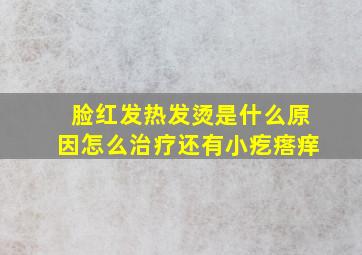 脸红发热发烫是什么原因怎么治疗还有小疙瘩痒