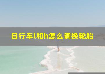 自行车l和h怎么调换轮胎