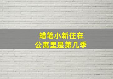 蜡笔小新住在公寓里是第几季