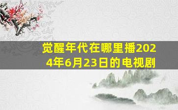 觉醒年代在哪里播2024年6月23日的电视剧