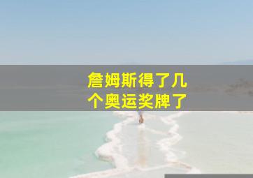 詹姆斯得了几个奥运奖牌了