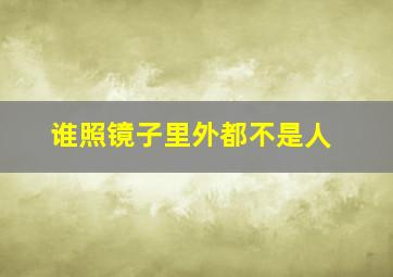 谁照镜子里外都不是人