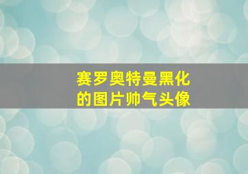 赛罗奥特曼黑化的图片帅气头像