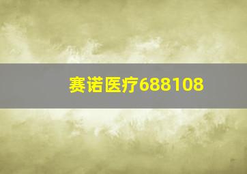 赛诺医疗688108