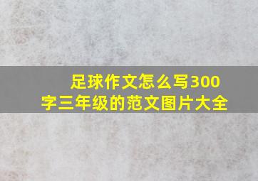 足球作文怎么写300字三年级的范文图片大全