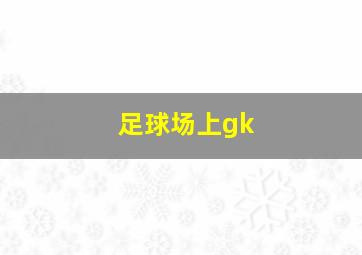 足球场上gk