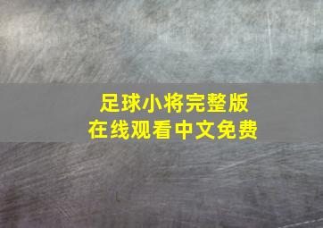 足球小将完整版在线观看中文免费