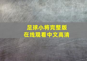 足球小将完整版在线观看中文高清