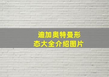 迪加奥特曼形态大全介绍图片