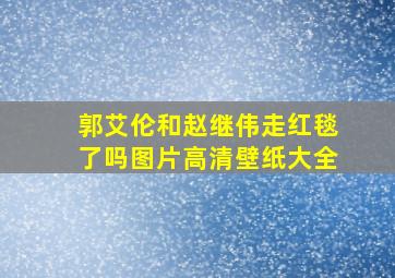 郭艾伦和赵继伟走红毯了吗图片高清壁纸大全