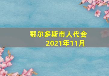 鄂尔多斯市人代会2021年11月